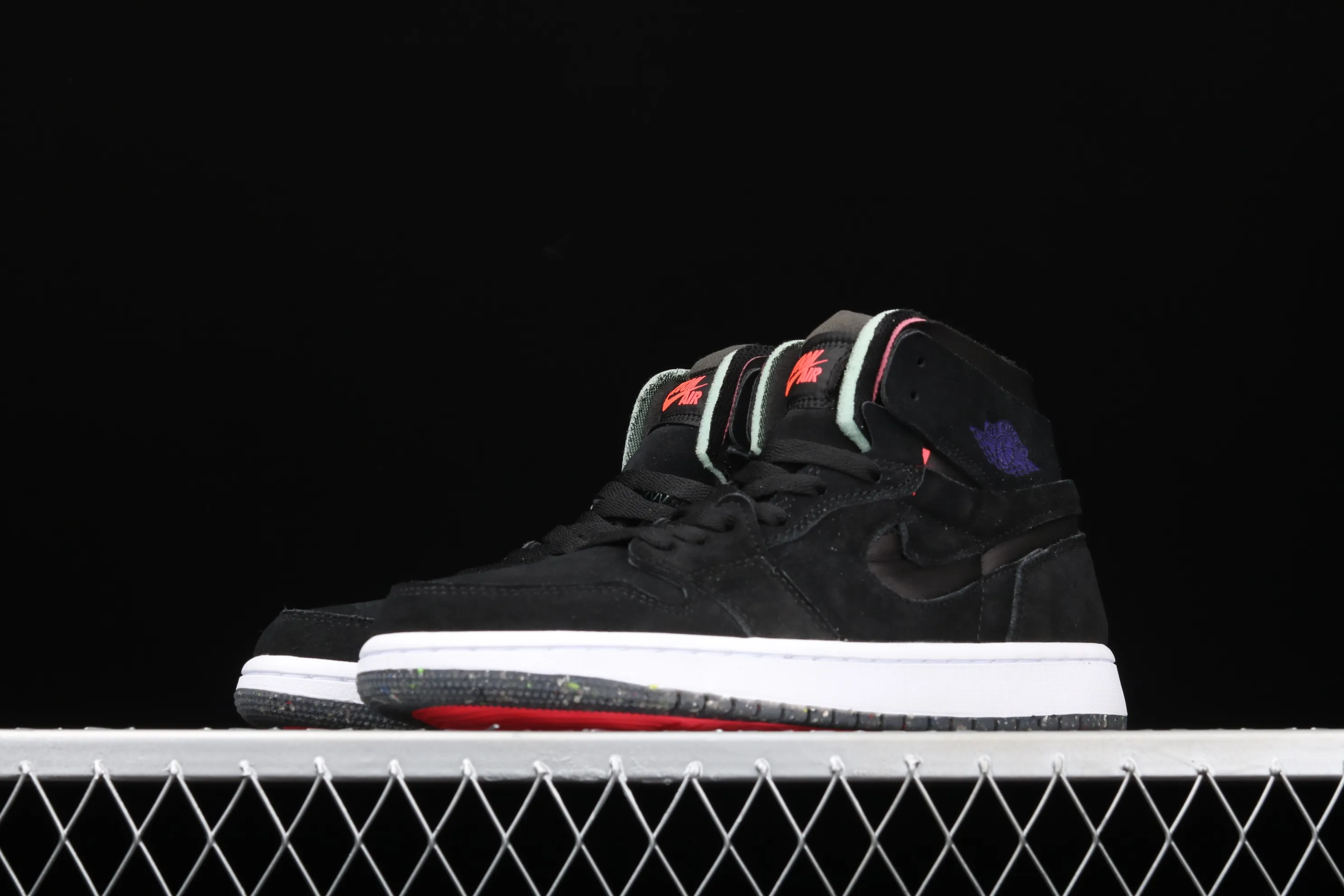 All categories Air Jordan Jordan series basketball shoes Air Jordan 1 High Air Jordan 1 High Zoom "Court Purple" AJ1 Joe 1 League of Legends Black Purple Grape CT0978-005